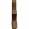 Ekena Millwork Davenport Rough Sawn Timber Gable Bracket, Western Red Cedar, 60"W x 38"H x 6"D x 6"F, 15/12 Pitch GBW060X38X0606DAV00RWR - alternate 2